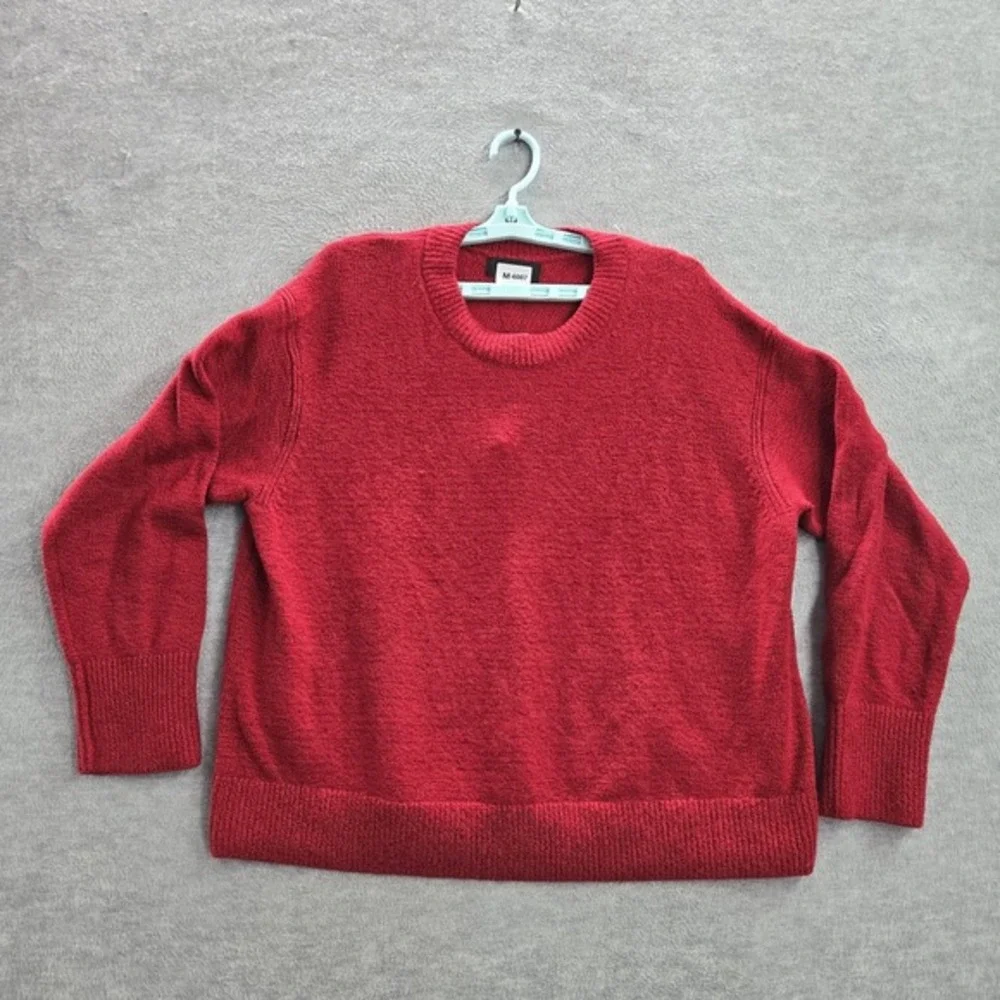 Banana Republic Men Sweatshirt XL Red Cotton Nylon Long Sleeve‎ NWT